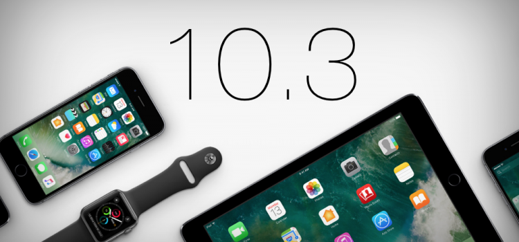 Nuovo FW, rilasciato iOS 10.3.1 per tutti iPhone, iPad e iPod touch!